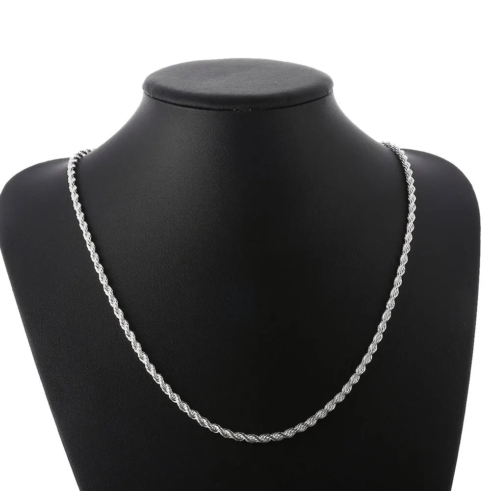 SilverFlow Twisted Chain Collection