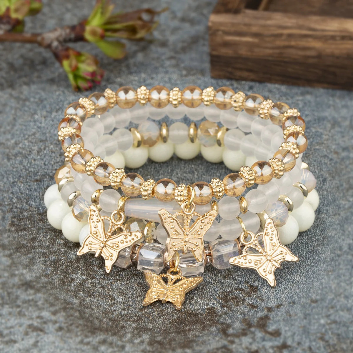 Butterfly Bracelet Set