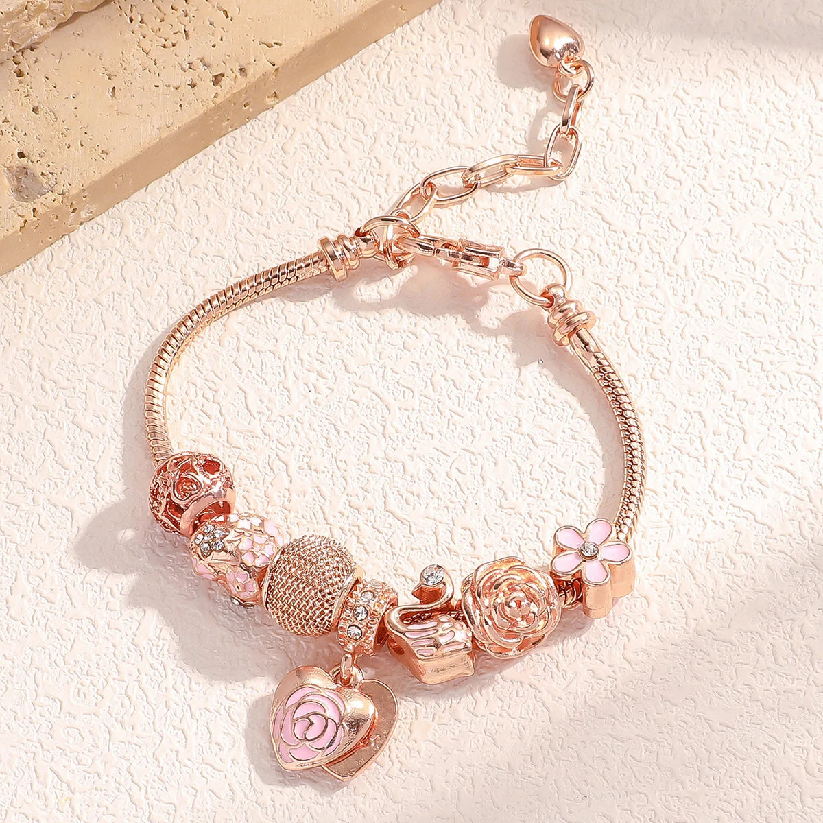 Heart & Swan Dreams Bracelet